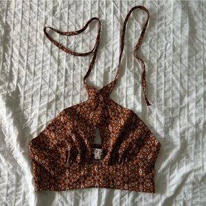 NEW floral halter tank top - Verge Girl